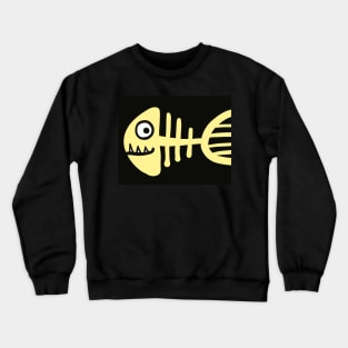 fish bone Crewneck Sweatshirt